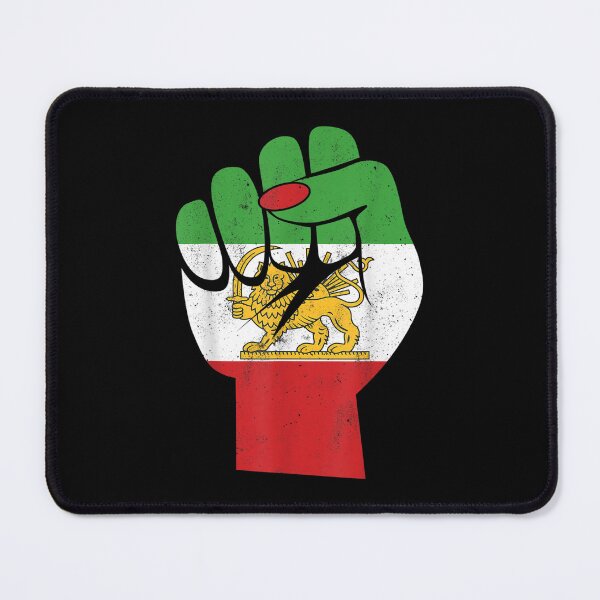 Item preview, Iranian Flag Female Fist Support Women of Iran LION SUN FLAG T-Shirt designed and sold by OnlyouO.