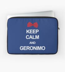 Keep calm and geronimo Laptop Sleeve