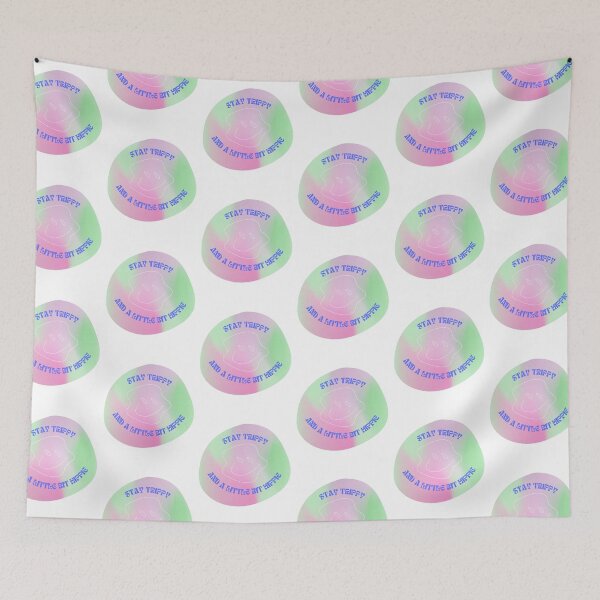 Item preview, STAY TRIPPY AND A LITTLE BIT HIPPIE -  Simple trippy design for hippies designed and sold by OpenCloset.