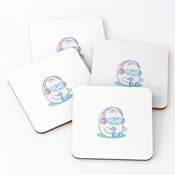Item preview, Yeti with headphones and a pop tart designed and sold by Mohu Store.