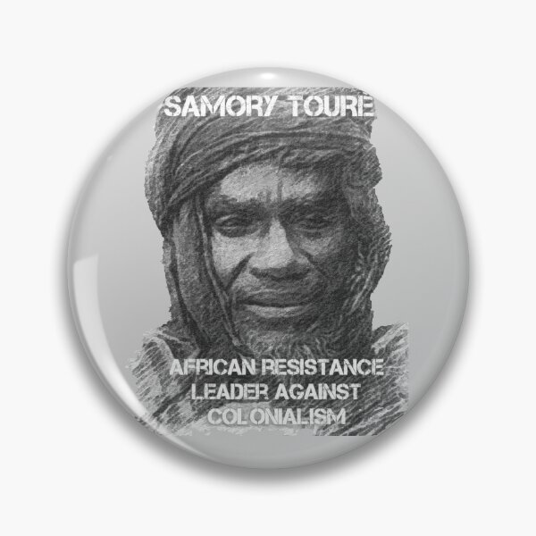 Item preview, African History Samory Touré Resistance Leader Against Colonialism Grey designed and sold by Tony Cisse.
