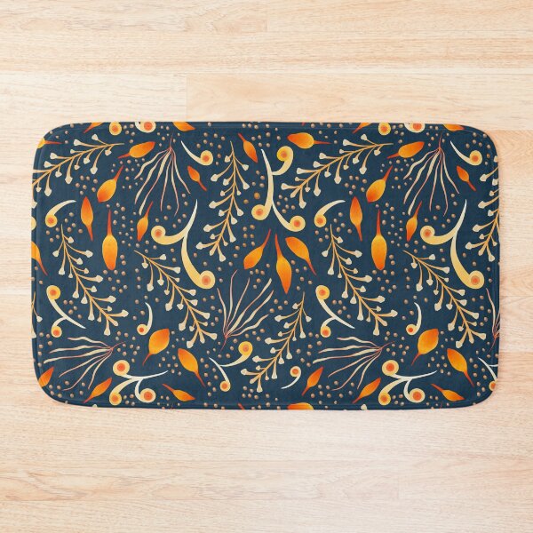 Item preview, Batik Leaves - Blue designed and sold by JaselviiStudio.