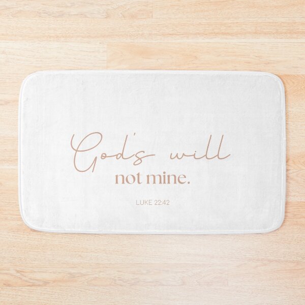 Artikelvorschau, God's will not mine. entworfen und verkauft von creative-duo.