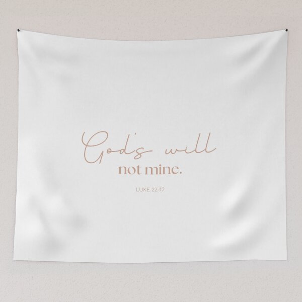 Item preview, God's will not mine. designed and sold by creative-duo.