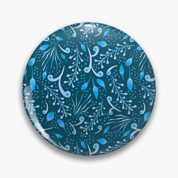 Item preview, Batik Leaves - Light Blue designed and sold by JaselviiStudio.