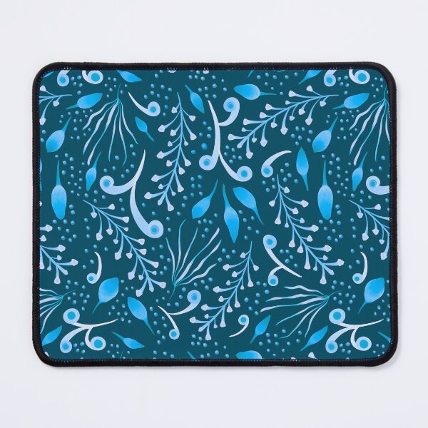 Item preview, Batik Leaves - Light Blue designed and sold by JaselviiStudio.