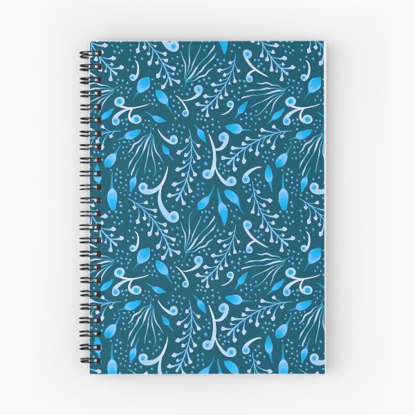 Item preview, Batik Leaves - Light Blue designed and sold by JaselviiStudio.