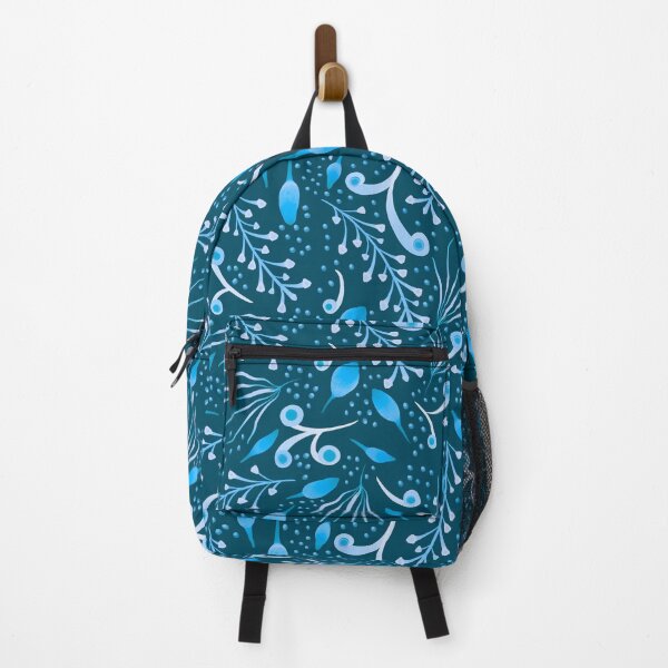 Item preview, Batik Leaves - Light Blue designed and sold by JaselviiStudio.