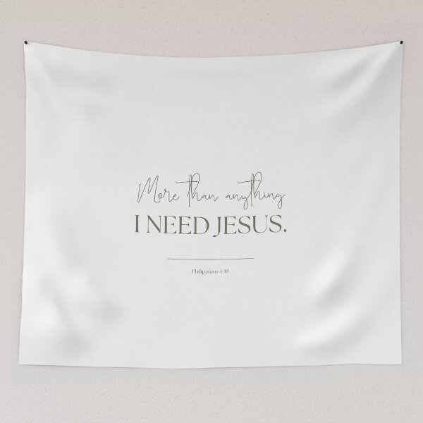 Item preview, More than anything I need Jesus. designed and sold by creative-duo.