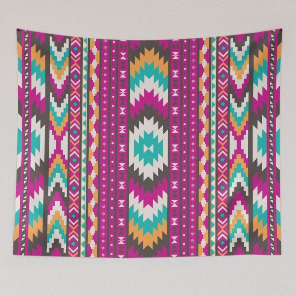 Item preview, ethnic pattern colorful geometric designed and sold by dpsstudio.