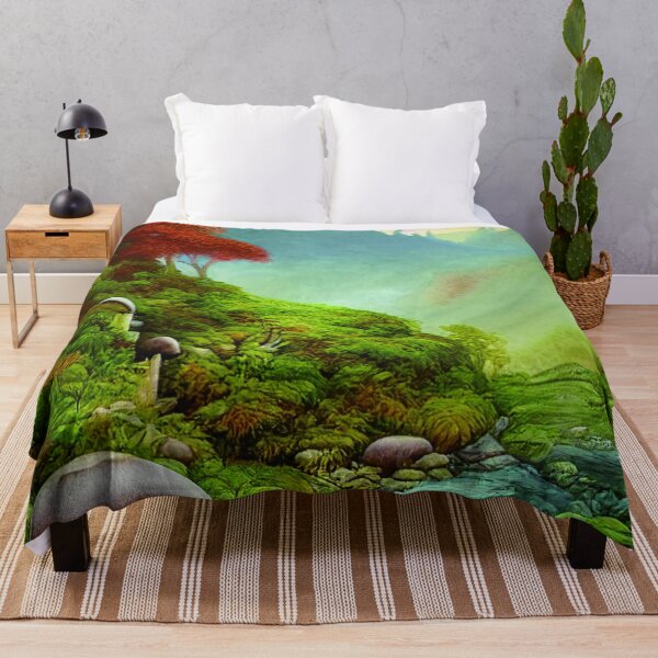Item preview, Mushrooms And River, Cute Mushroom Aesthetic designed and sold by NatureFood.