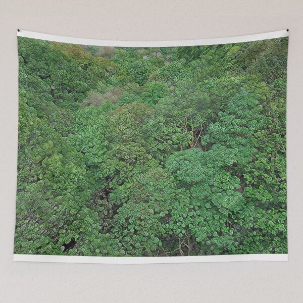 Item preview, Swirling Forest Tree Tops Poster designed and sold by TastyTonic.