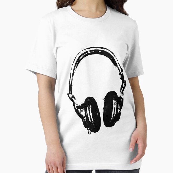 Vista previa del artículo con la obra «Auriculares para DJ Estilo de estarcido», diseñado y vendido por humanwurm.