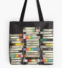 VHS Stack Tote Bag