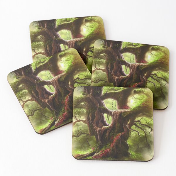 Item preview, TreeHOuse Portrait with colorful flowers, greenery Outside, Cute Nature designed and sold by NatureFood.