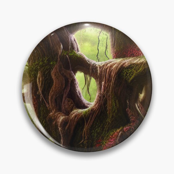 Item preview, TreeHOuse Portrait with colorful flowers, greenery Outside, Cute Nature designed and sold by NatureFood.
