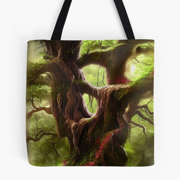 Item preview, TreeHOuse Portrait with colorful flowers, greenery Outside, Cute Nature designed and sold by NatureFood.
