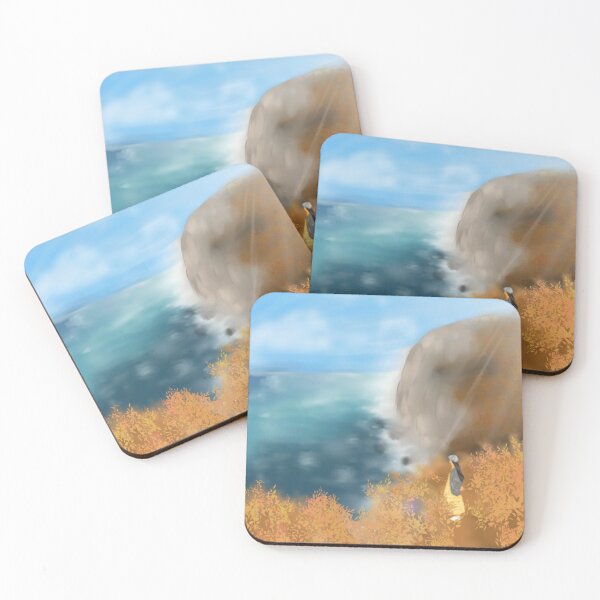 Item preview, Enjoying the sea by walking to the cliff designed and sold by Yell0whouse28.