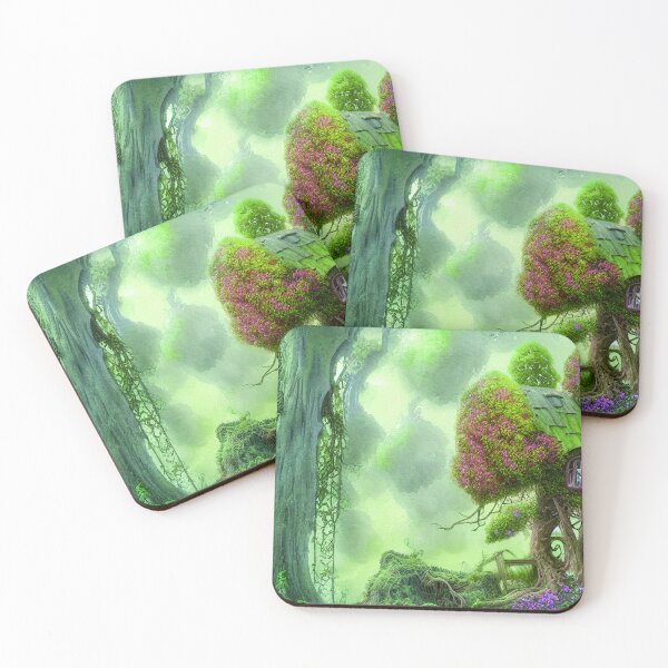 Item preview, Treehouse And Greenery outside With high Plants, Nature designed and sold by NatureFood.