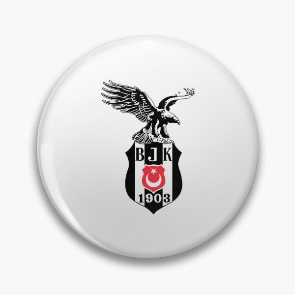 CZECH SK SLAVIA PRAHA & TURKEY BESIKTAS BJK 1903 FOOTBALL SOCCER CLUB PIN  BADGE