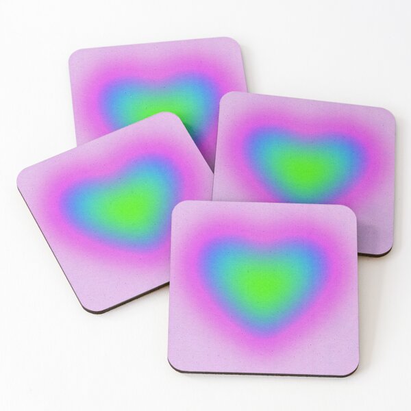 Item preview, Y2K Pink Bubble Gum, Blue, And Lime Heart designed and sold by DEC02.