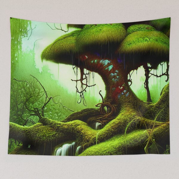 Item preview, Magical Tree In Greenery Nature designed and sold by NatureFood.