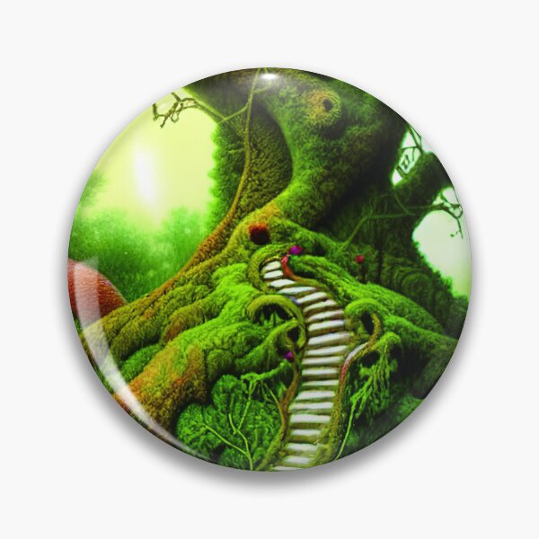 Item preview, Magical Tree with Stairs In Greenery Outside, Amazing Nature  designed and sold by NatureFood.