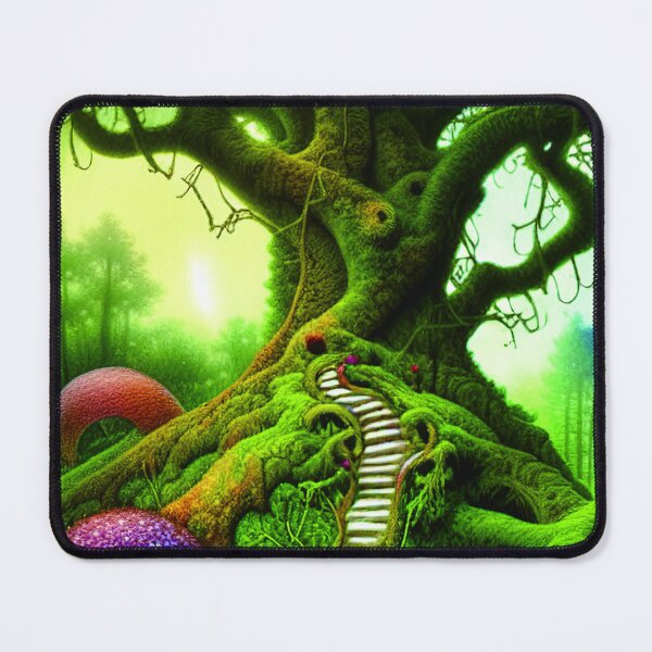 Item preview, Magical Tree with Stairs In Greenery Outside, Amazing Nature  designed and sold by NatureFood.