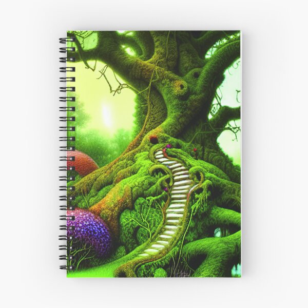Item preview, Magical Tree with Stairs In Greenery Outside, Amazing Nature  designed and sold by NatureFood.