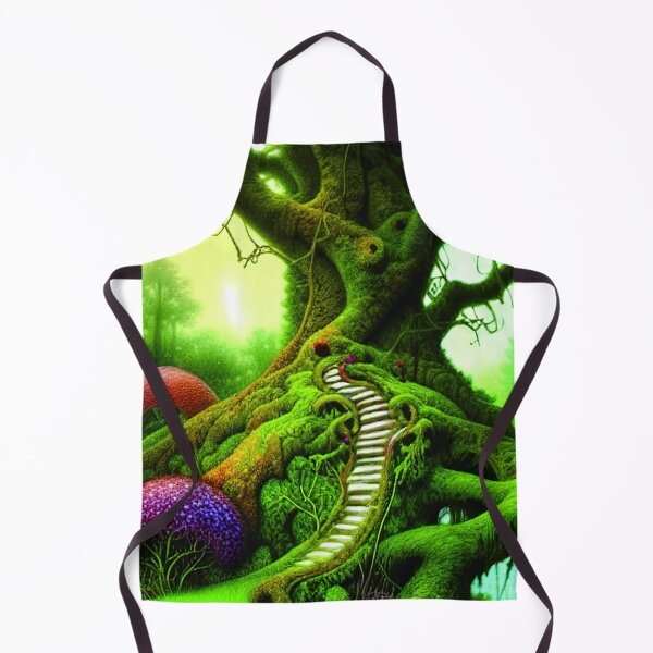 Item preview, Magical Tree with Stairs In Greenery Outside, Amazing Nature designed and sold by NatureFood.