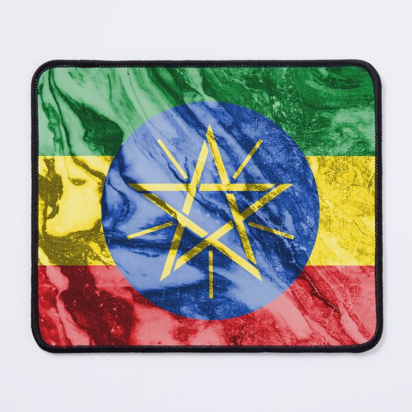 Item preview, Marble flag of Ethiopia designed and sold by Dr-Pen.