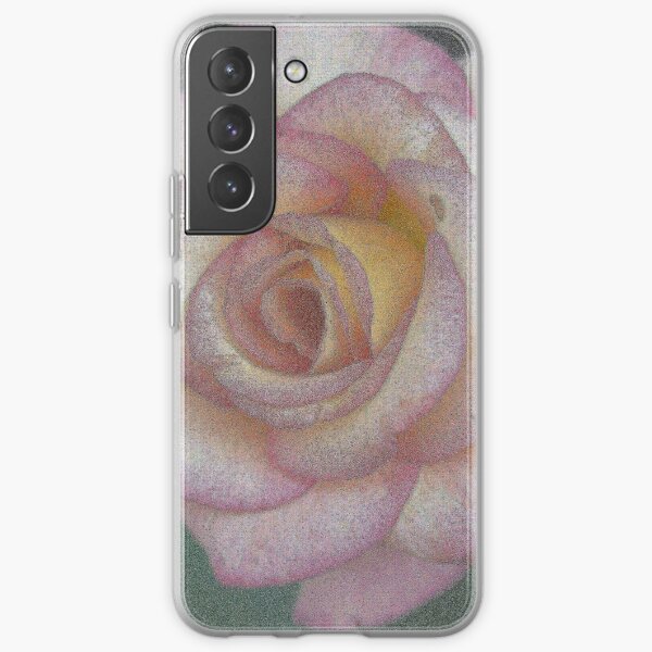 Single Pink Rose Samsung Galaxy Soft Case