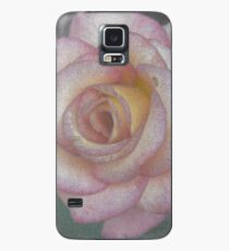 Single Pink Rose Case/Skin for Samsung Galaxy