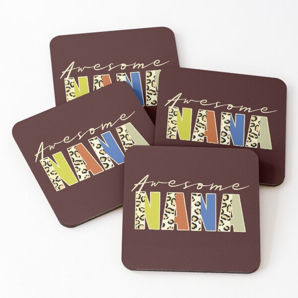 Item preview, Awesome Nana Leopard Print Text Retro Family Quote designed and sold by CRHPOD20.