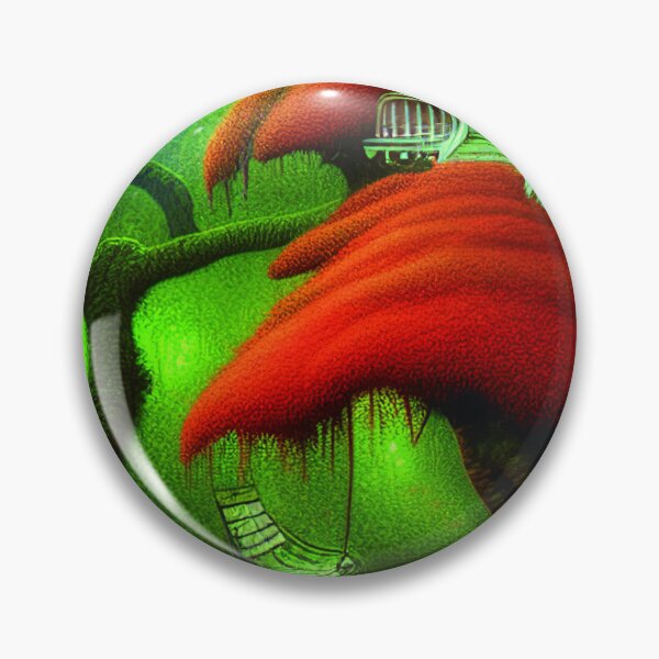 Item preview, Red Magical Tree House In a Greenery Landscape, Beautiful Nature designed and sold by NatureFood.