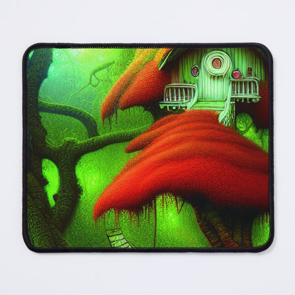 Item preview, Red Magical Tree House In a Greenery Landscape, Beautiful Nature designed and sold by NatureFood.