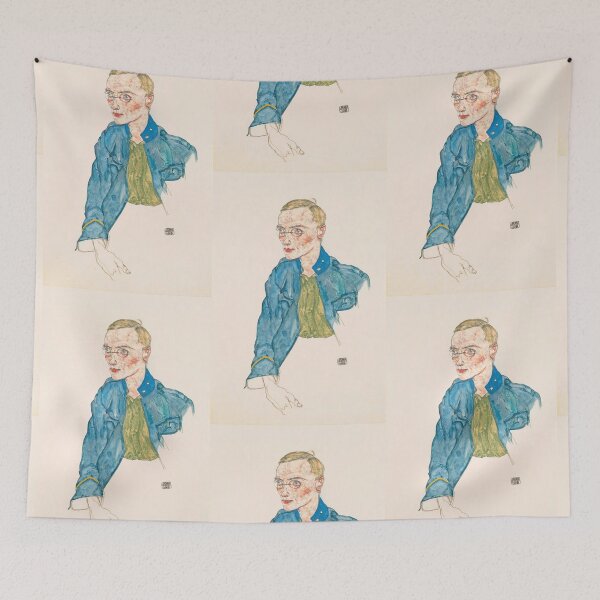 Item preview, original painting by Egon Schiele 1890 - 1918, Egon Schiele Prints designed and sold by space company ®.