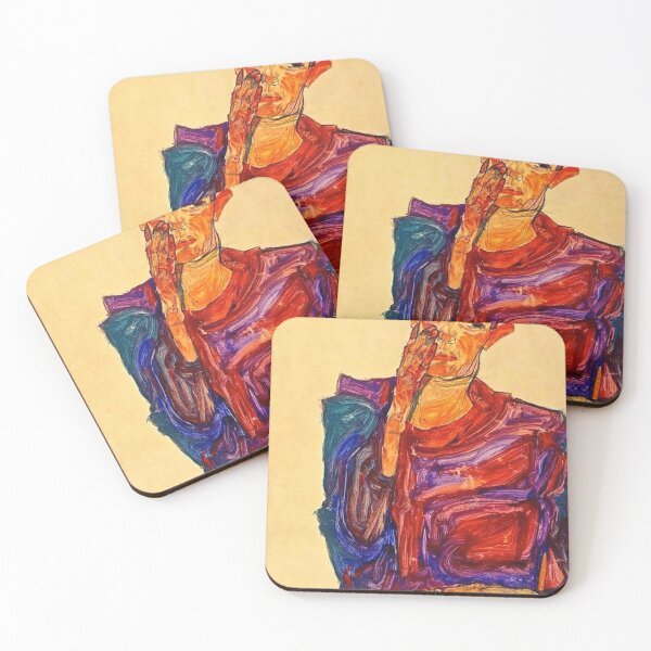 Item preview, original painting by Egon Schiele 1890 - 1918, Egon Schiele Prints designed and sold by space company ®.