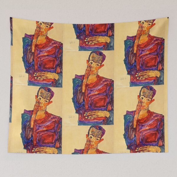 Item preview, original painting by Egon Schiele 1890 - 1918, Egon Schiele Prints designed and sold by space company ®.