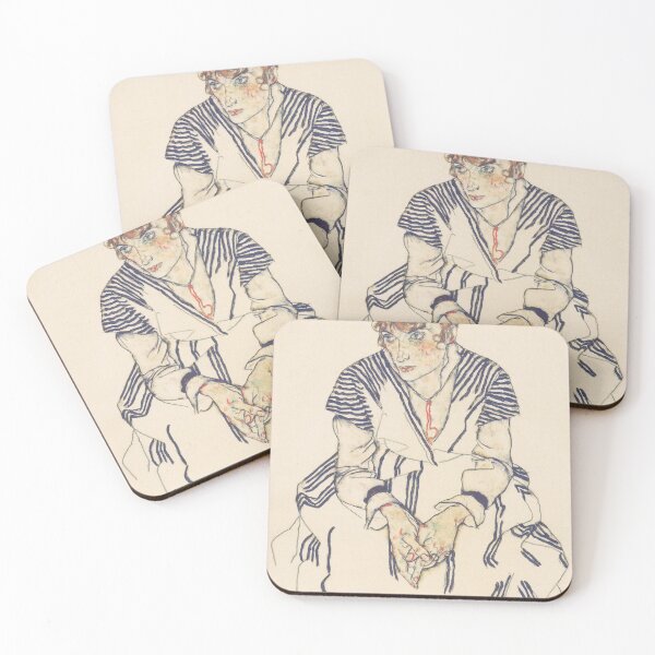 Item preview, original painting by Egon Schiele 1890 - 1918, Egon Schiele Prints designed and sold by space company ®.