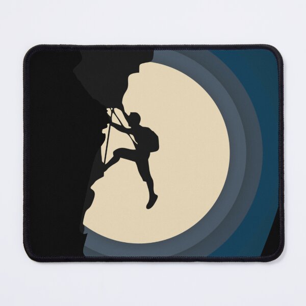 Item preview, Moon Silhouette Rock Climbing. Rock Climbing designed and sold by Boulder Design Co.