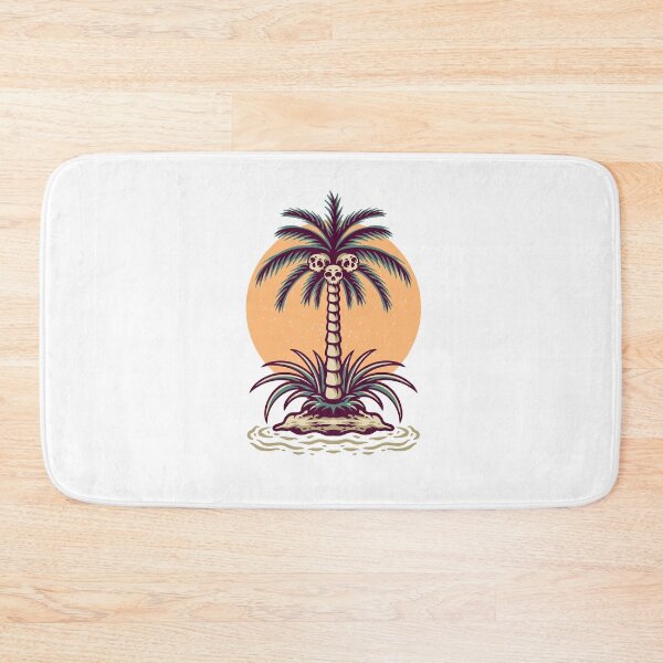Item preview, skull, coconut tree, retro designed and sold by Haron20.