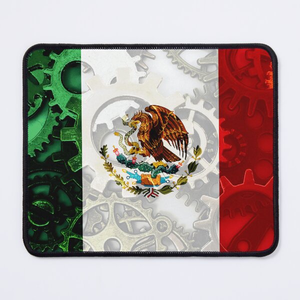 Item preview, Gear Flag of Mexico Industrial Mechanic Engineer Flags - Mexican designed and sold by Dr-Pen.