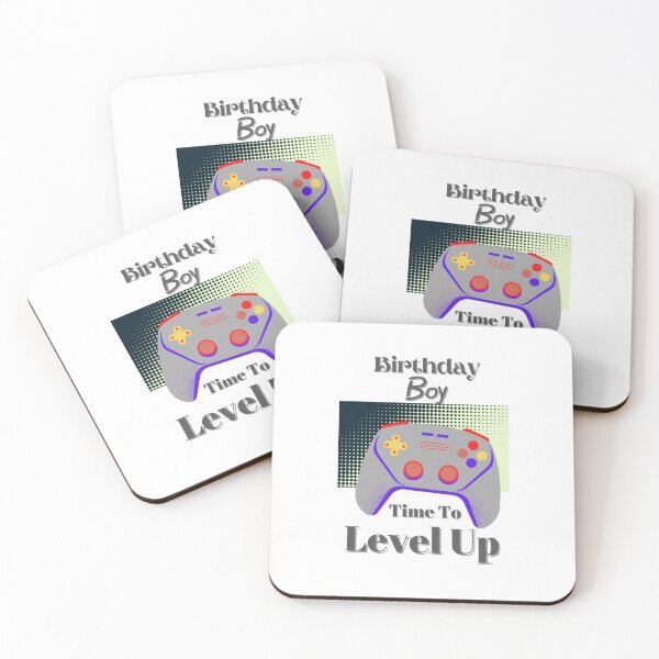 Item preview, birthday boy time to level up designed and sold by Sasidenidesign.