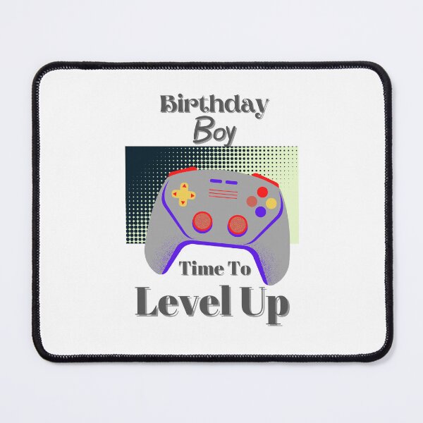 Item preview, birthday boy time to level up designed and sold by Sasidenidesign.