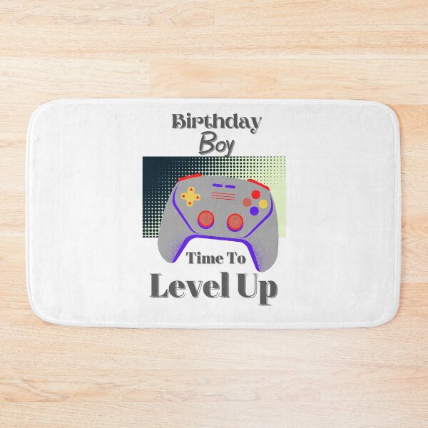 Item preview, birthday boy time to level up designed and sold by Sasidenidesign.