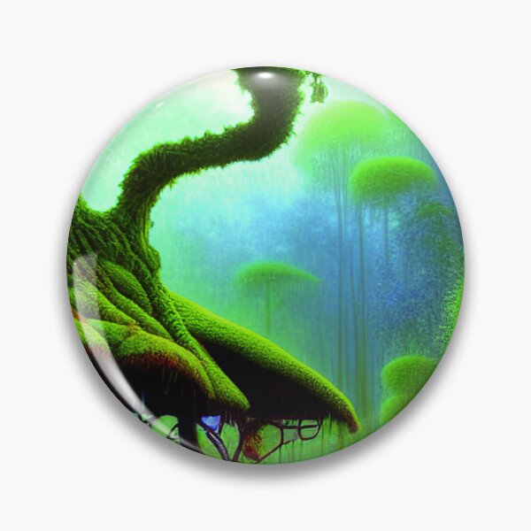 Item preview, Magical Green Cottage In a Greenary Landscape, Beautiful Nature designed and sold by NatureFood.