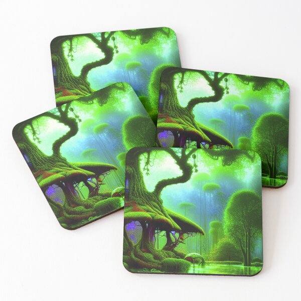 Item preview, Magical Green Cottage In a Greenary Landscape, Beautiful Nature designed and sold by NatureFood.