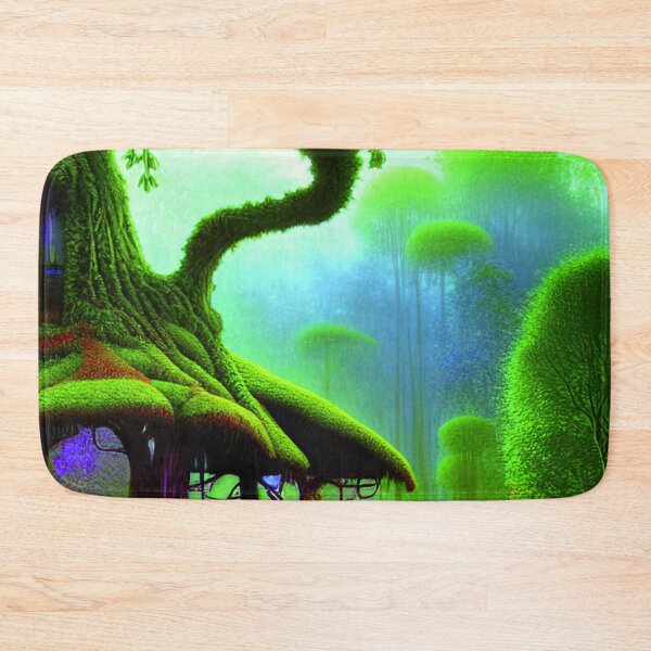 Item preview, Magical Green Cottage In a Greenary Landscape, Beautiful Nature designed and sold by NatureFood.