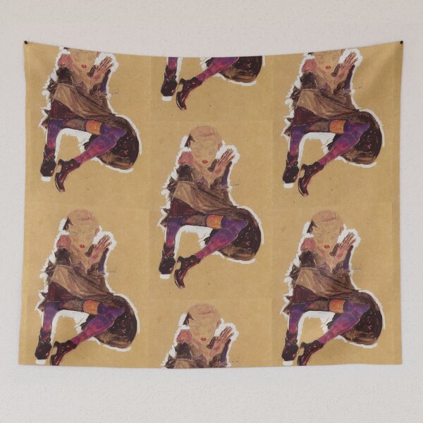 Item preview, Original painting by Egon Schiele 1890 - 1918, Egon Schiele Prints designed and sold by space company ®.